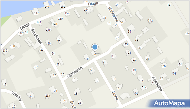 Laskowiec, Ogrodowa, 6, mapa Laskowiec