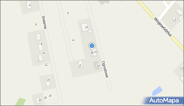 Łubianka, Ogrodowa, 12, mapa Łubianka