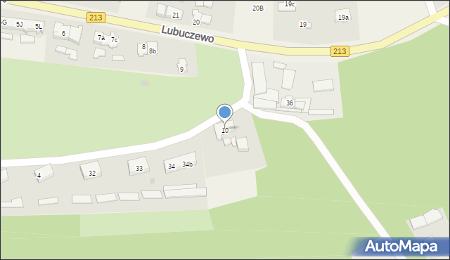 Lubuczewo, Ogrodowa, 26, mapa Lubuczewo