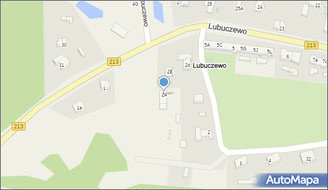 Lubuczewo, Ogrodowa, 4, mapa Lubuczewo