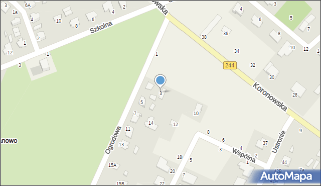 Maksymilianowo, Ogrodowa, 3, mapa Maksymilianowo