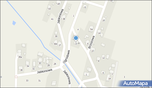 Marklowice, Ogrodowa, 2, mapa Marklowice