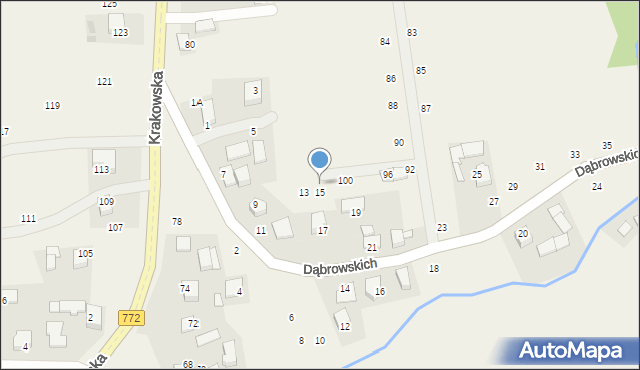 Michałowice, Ogrodowa, 102, mapa Michałowice