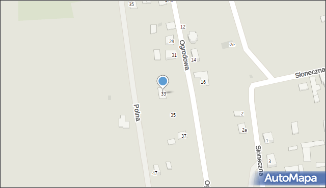 Modliborzyce, Ogrodowa, 33, mapa Modliborzyce