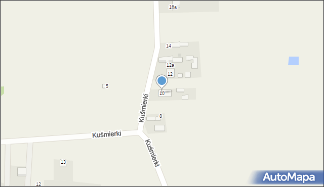 Mokrzesz, Ogrodowa, 10, mapa Mokrzesz