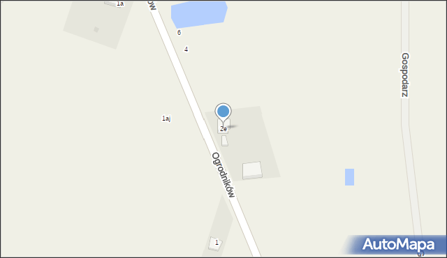 Nowa Gadka, Ogrodników, 2e, mapa Nowa Gadka