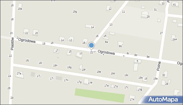 Nowe Miasto, Ogrodowa, 11, mapa Nowe Miasto