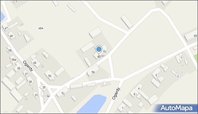 Ogardy, Ogardy, 60, mapa Ogardy