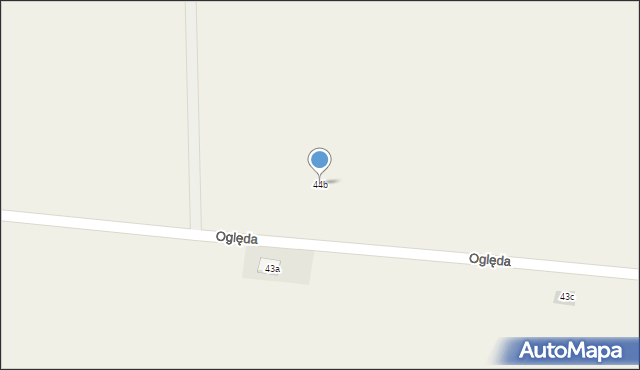 Oględa, Oględa, 44b, mapa Oględa