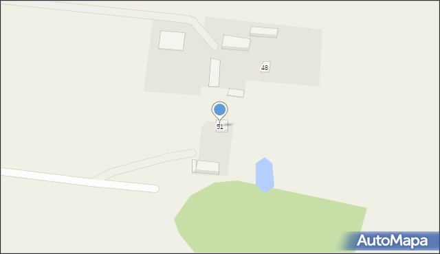 Oględa, Oględa, 51, mapa Oględa