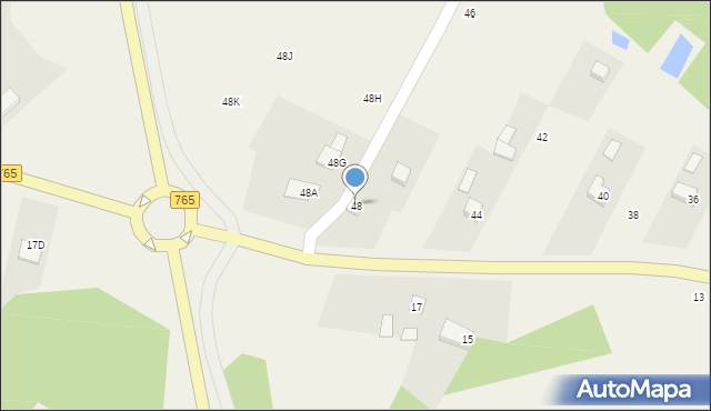 Oględów, Oględów, 48, mapa Oględów