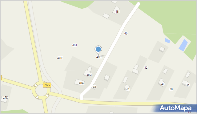 Oględów, Oględów, 48H, mapa Oględów