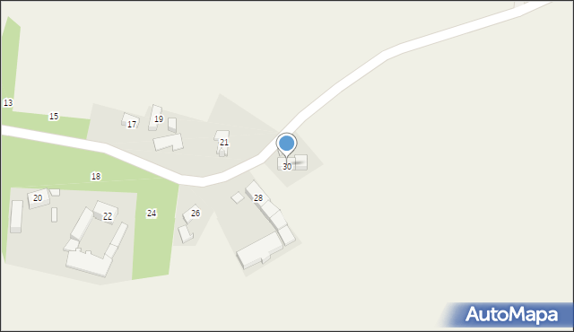 Ogonów, Ogonów, 30, mapa Ogonów