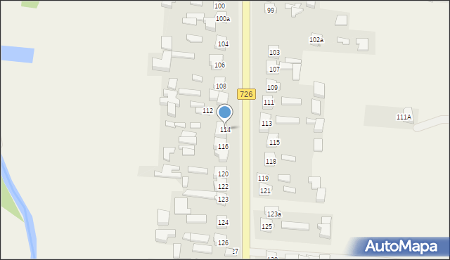 Ogonowice, Ogonowice, 114, mapa Ogonowice