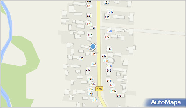 Ogonowice, Ogonowice, 136, mapa Ogonowice