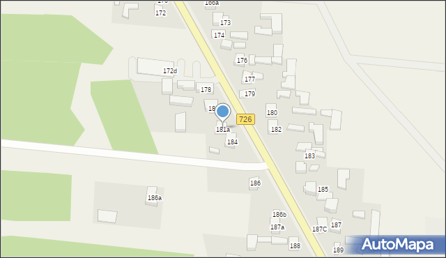 Ogonowice, Ogonowice, 181a, mapa Ogonowice