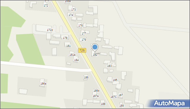 Ogonowice, Ogonowice, 182, mapa Ogonowice