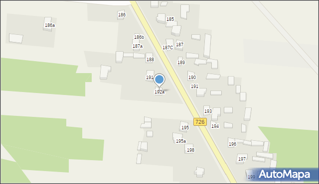 Ogonowice, Ogonowice, 192a, mapa Ogonowice