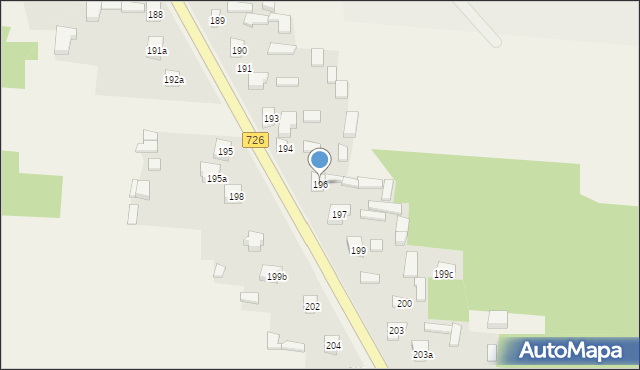 Ogonowice, Ogonowice, 196, mapa Ogonowice