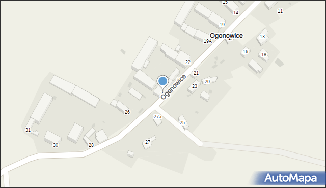 Ogonowice, Ogonowice, 24, mapa Ogonowice