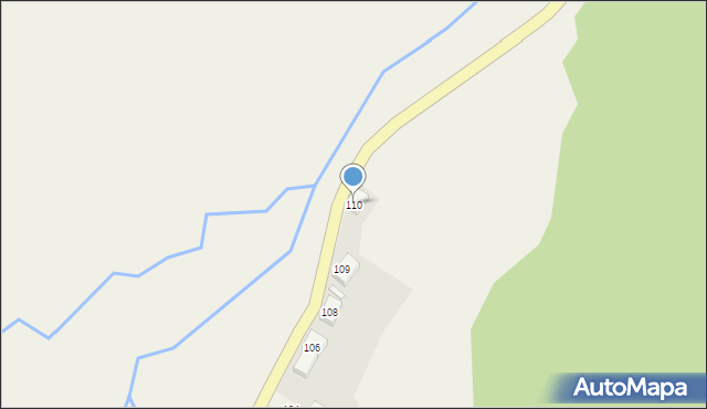 Ogorzelec, Ogorzelec, 110, mapa Ogorzelec