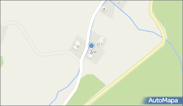 Ogorzelec, Ogorzelec, 12, mapa Ogorzelec