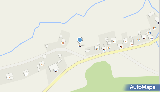Ogorzelec, Ogorzelec, 83, mapa Ogorzelec