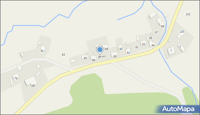 Ogorzelec, Ogorzelec, 87, mapa Ogorzelec