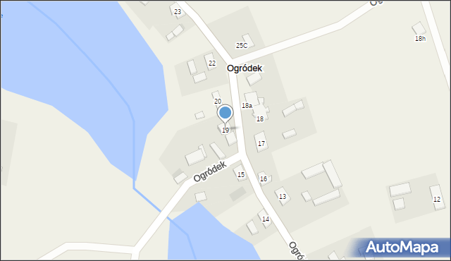 Ogródek, Ogródek, 19, mapa Ogródek