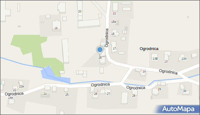 Ogrodnica, Ogrodnica, 16, mapa Ogrodnica