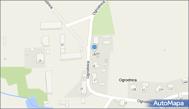 Ogrodnica, Ogrodnica, 18a, mapa Ogrodnica