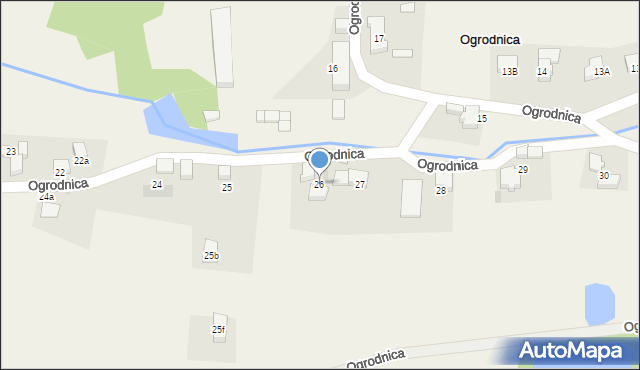 Ogrodnica, Ogrodnica, 26, mapa Ogrodnica