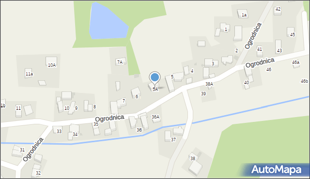 Ogrodnica, Ogrodnica, 5A, mapa Ogrodnica