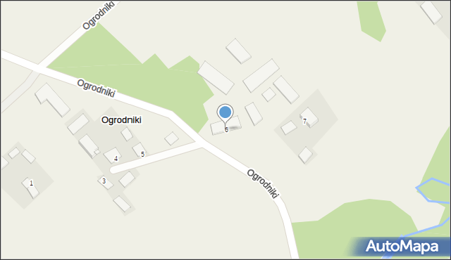 Ogrodniki, Ogrodniki, 6, mapa Ogrodniki