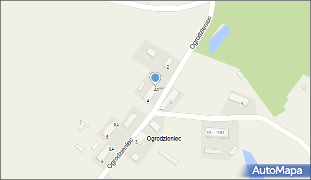 Ogrodzieniec, Ogrodzieniec, 4A, mapa Ogrodzieniec