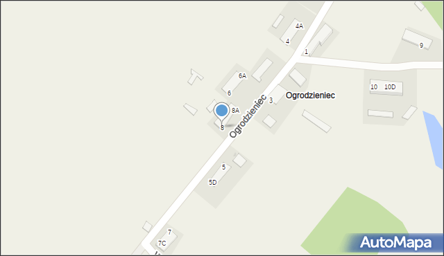 Ogrodzieniec, Ogrodzieniec, 8, mapa Ogrodzieniec