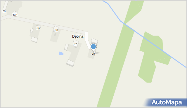 Ogrodzona, Ogrodzona, 46, mapa Ogrodzona