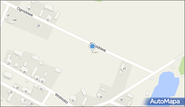 Ownice, Ogrodowa, 29, mapa Ownice