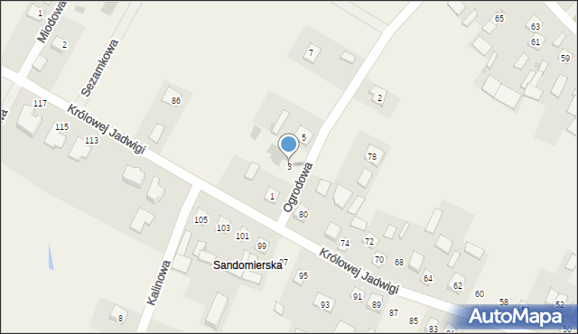 Pilchów, Ogrodowa, 3, mapa Pilchów