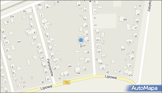 Płochocin, Ogrodowa, 16, mapa Płochocin