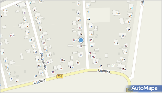 Płochocin, Ogrodowa, 18, mapa Płochocin