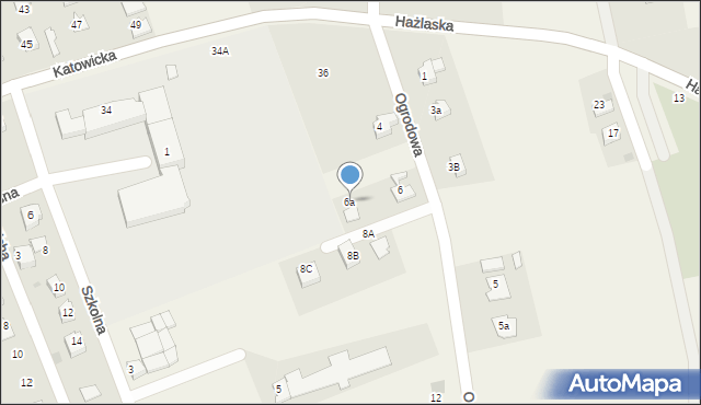 Pogwizdów, Ogrodowa, 6a, mapa Pogwizdów