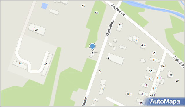 Połaniec, Ogrodowa, 2, mapa Połaniec