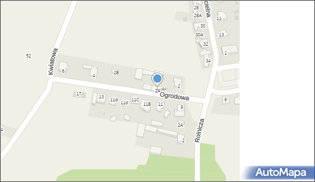 Pomiechowo, Ogrodowa, 2A, mapa Pomiechowo