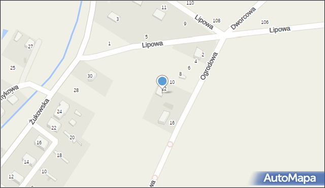 Przyjaźń, Ogrodowa, 14, mapa Przyjaźń