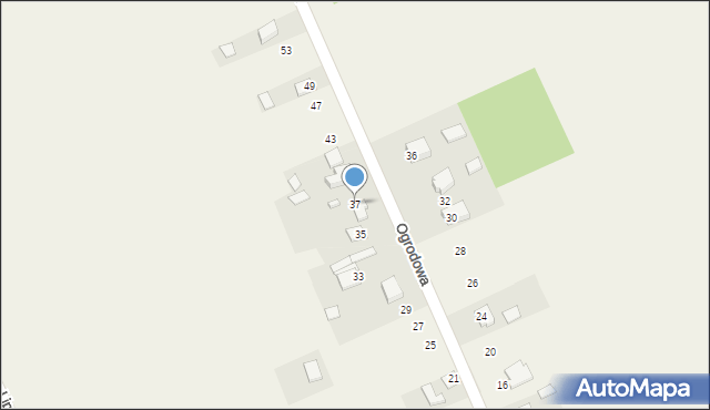 Przyjmo, Ogrodowa, 37, mapa Przyjmo
