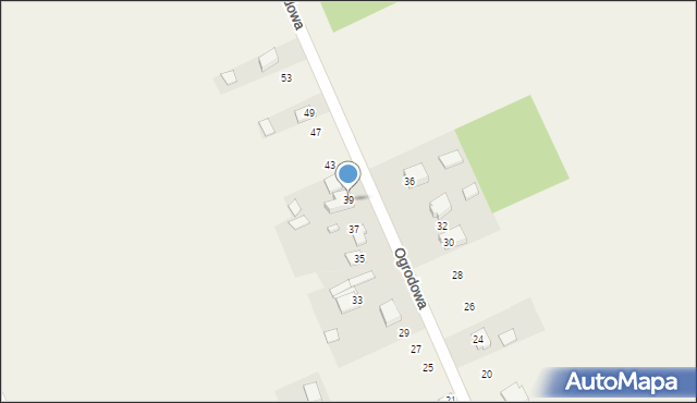 Przyjmo, Ogrodowa, 39, mapa Przyjmo