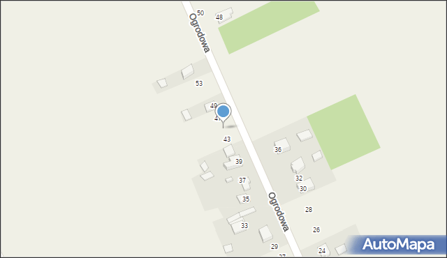 Przyjmo, Ogrodowa, 45, mapa Przyjmo