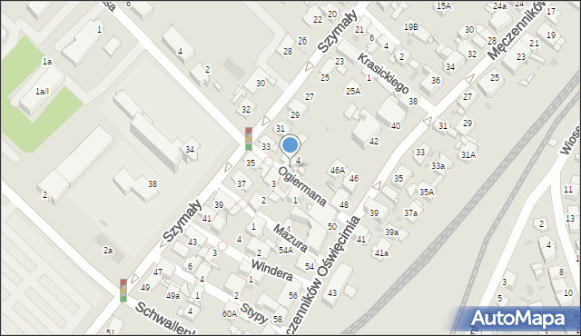 Radzionków, Ogiermana, 6-4, mapa Radzionków