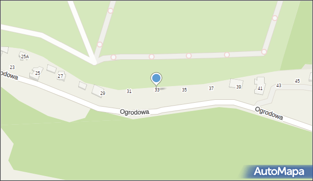 Radziszewo, Ogrodowa, 33, mapa Radziszewo